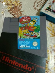 THE SIMPSONS BURT VS.THE SPACE MUTANTS NES NINTENDO