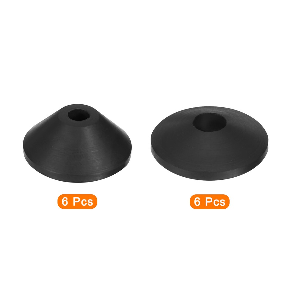 Toilet Bolt Rubber Washer, 12Pcs Conical Washers Toilet Tank Leakage