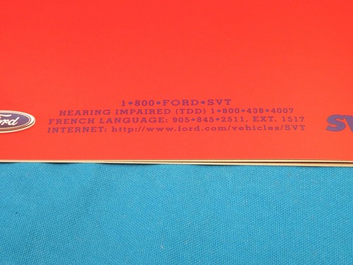 1997 Mustang Cobra SVT,Ford Dealership Showroom Sales Brochure - Picture 11 of 12