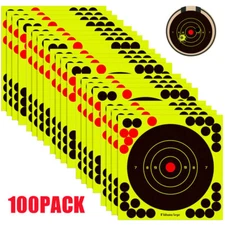 100x8" Shooting Target Rifle Gun Adhesive Stick Paper Reactive Practice Range