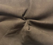 Townsend®️ Molten Chocolate Nubuck Bull Hide Upholstery Leather 55-60 Sq Ft