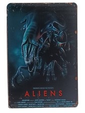 Aliens 1986 James Cameron Movie Poster Metal Tin. 12"×8". Brand New
