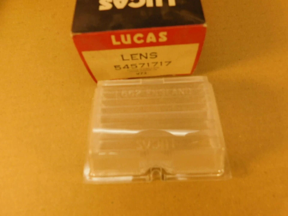 Lente giratoria delantera Hillman Husky transparente LUCAS 54571717 L662 NOS 1964-1966 Foto 2 de 4