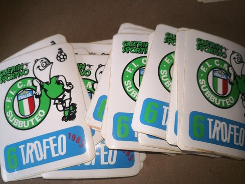 Subbuteo Stickers Adhesive Adesivi Originali Memorabilia from 1976 - Foto 7 di 27