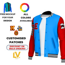 Varsity Letterman Jacket Personalizable for Men Women and Kids Soccer Rugby Gift