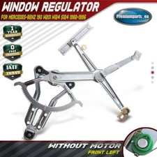 Window Regulator Front Left W/o Motor for Mercedes-Benz W201 W124 S124 4 Doors