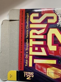Nes Nintendo Tetris 2. The box only