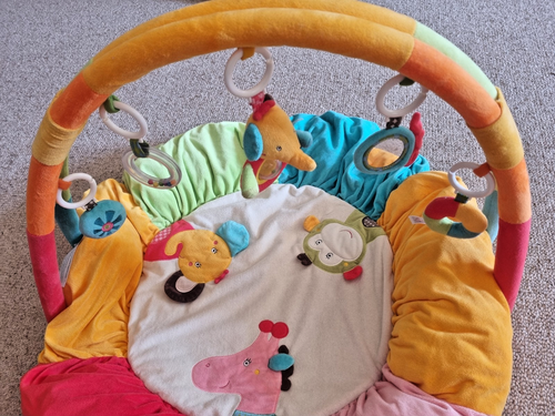 Baby Activity Center Spieldecke Spielbogen Dschungeltiere Safari Fehn komplett - Bild 4 von 6