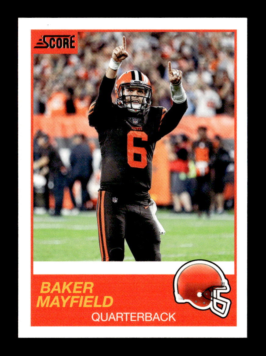 2019 Score #102 Baker Mayfield    Cleveland Browns   NFL Football