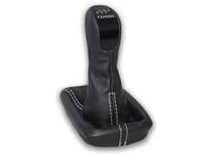 MERCEDES CLK W208 1997-2002 NUOVO POMELLO CUFFIA LEVA CAMBIO FILO BIANCO