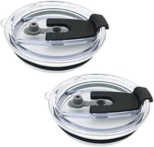 Replaceable 20 Oz Stainless Steel Tumbler Travel Lid Set of 2