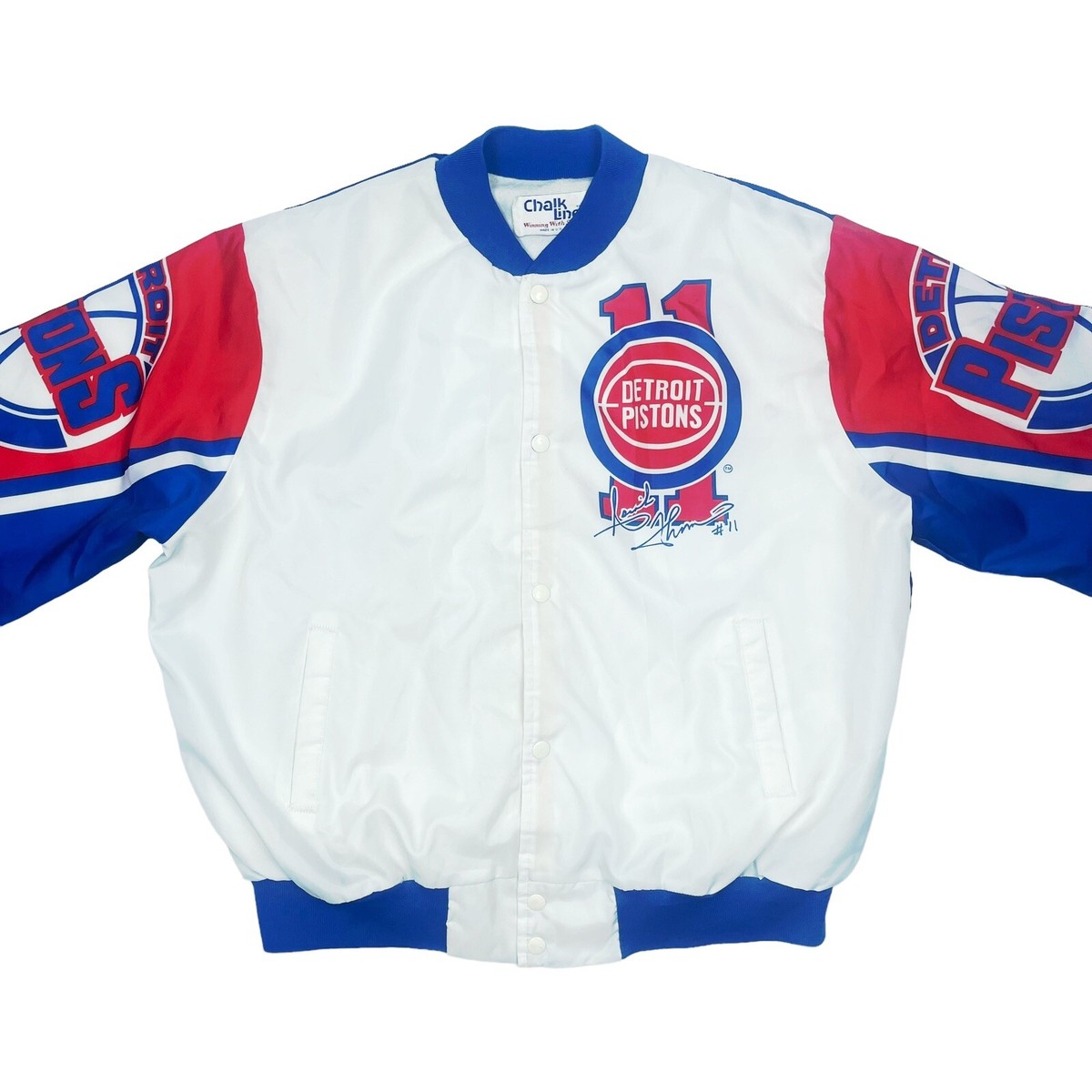 VTG NBA DETROIT PISTONS ISIAH THOMAS CHALK LINE FANIMATION