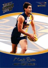 2014 West Coast Eagles AFL Select Honours Card - Matt Rosa