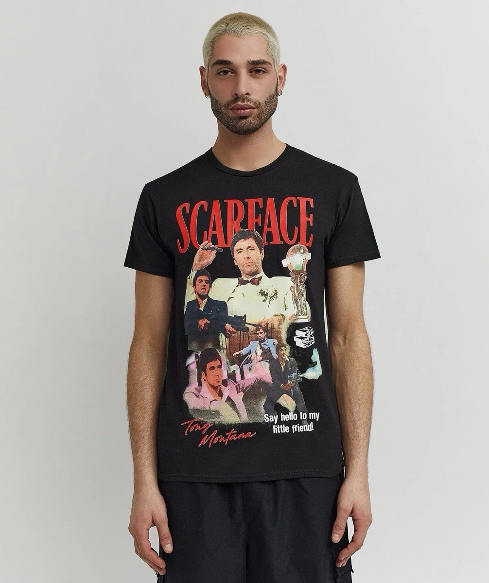 REASON / REASON×SCARFACE TONY MONTANA T-SHIRT BLACK XL REASON Scarface Tony Montana Say Hello T-Shirt Black Men's