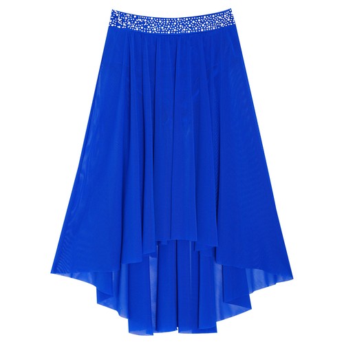 Kids Girls Dancewear Tutu Skirt Latin Outfit Modern Contemporary Gymnastics - Picture 12 of 93