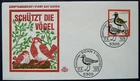 Germany Berlin FDC 1976 - European Golden Plover - Environment Protection.
