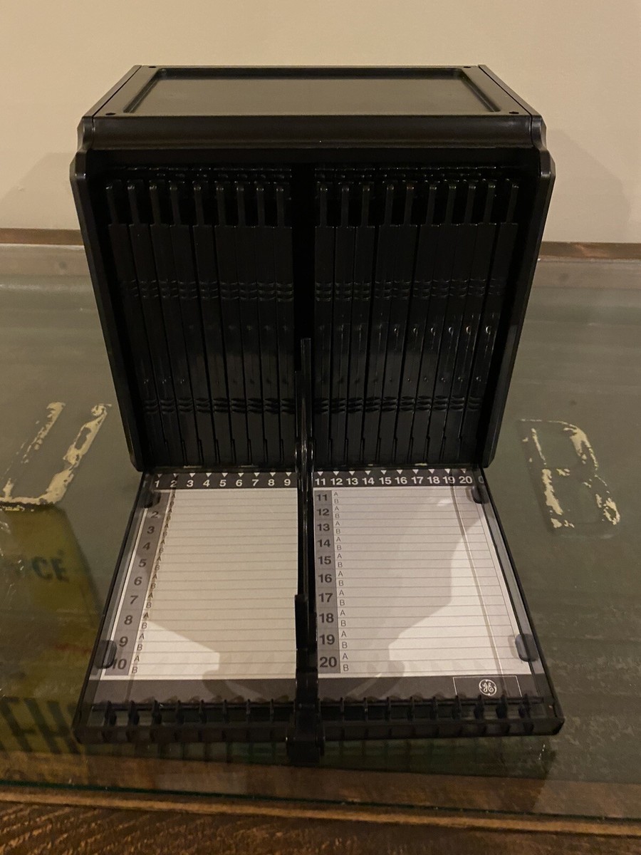 GE 40 Disc CD and DVD Storage Box Container Organizer - New Open