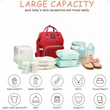 Baby Backpack Mummy Nappy Bag Large Capacity Multifunction Travel Tote Diaper — image 2