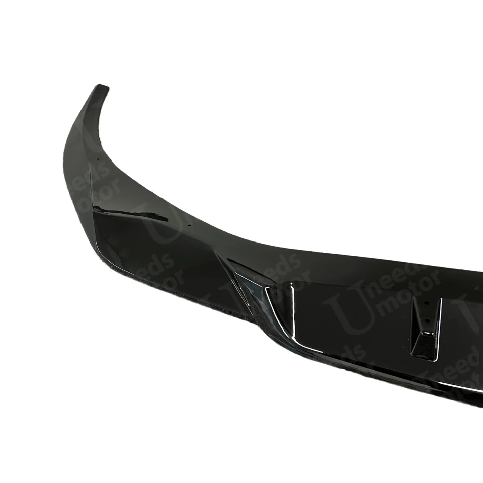 适用于 2020 - 2022 宝马 G12 740i 750Li 光泽黑色前唇分离器下锅炉 — 第 4/4 张图片