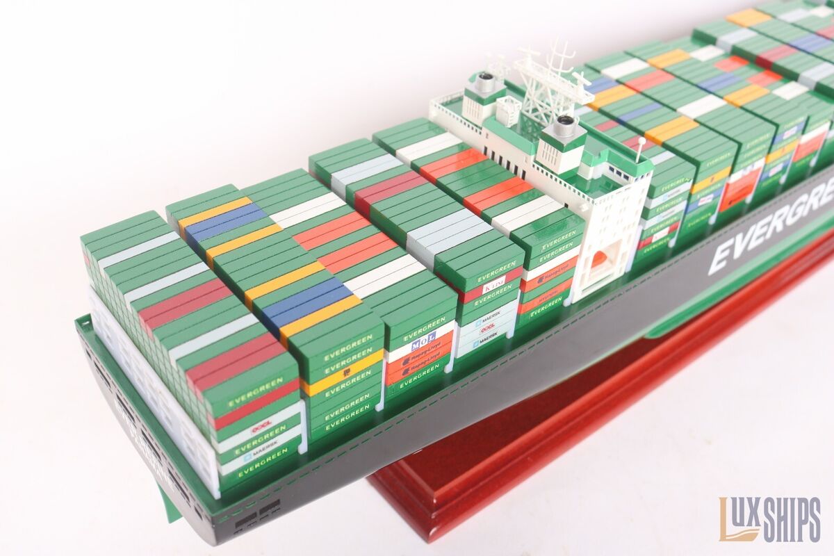 Evergreen Container Ship Model 70cm - Evergreen Model Ship Evergreen Container Ship Model 70cm - Evergreen Model Ship