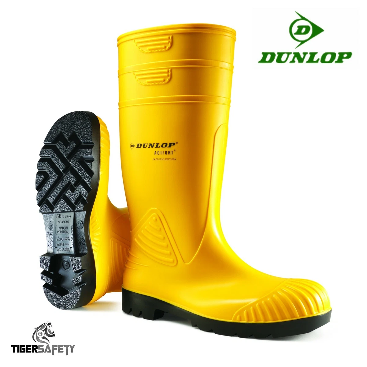 Dunlop top rigger wellies