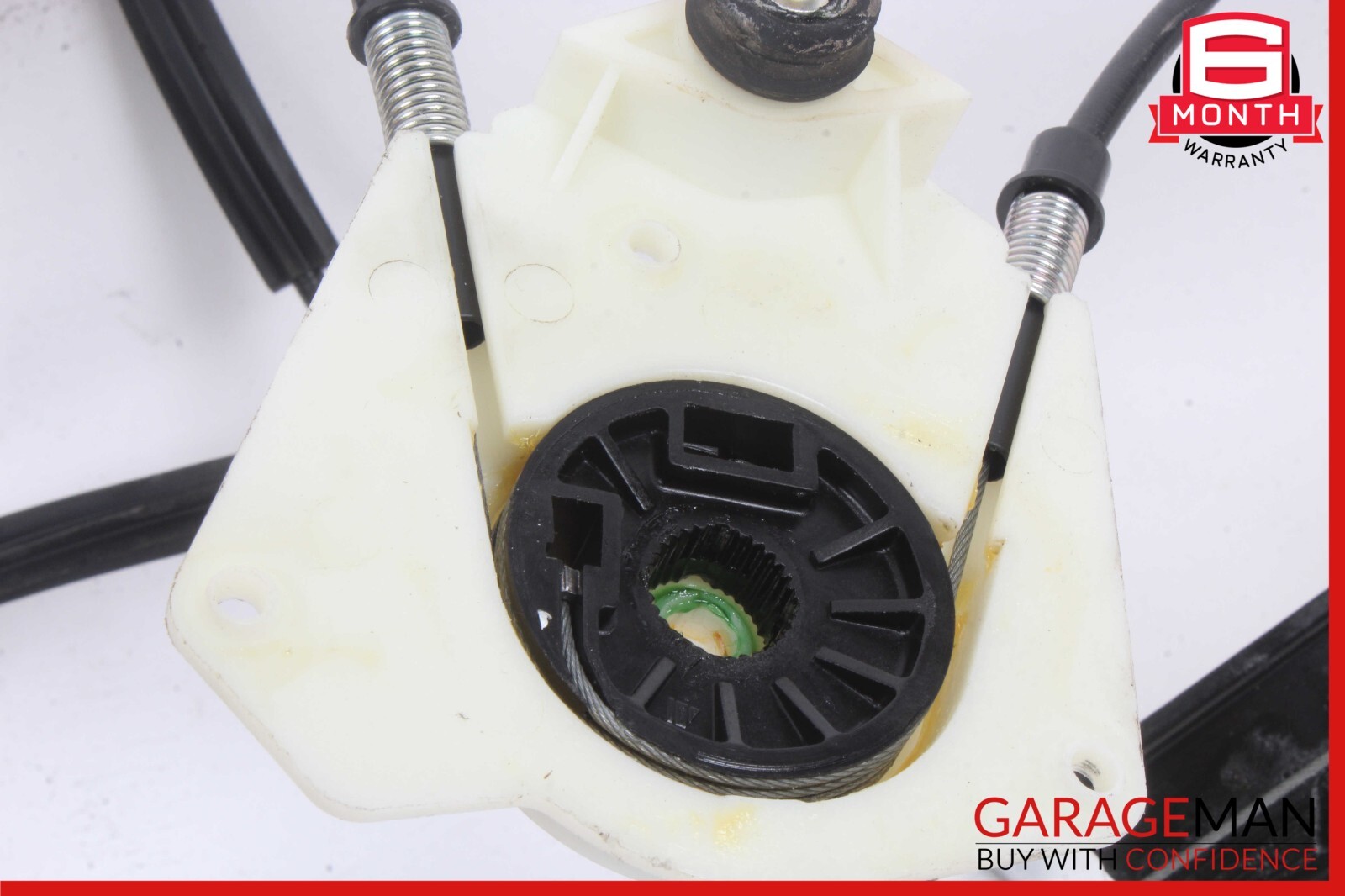 03-13 Maserati Quattroporte M139 Front Left Side Window Regulator w/o Motor OEM
