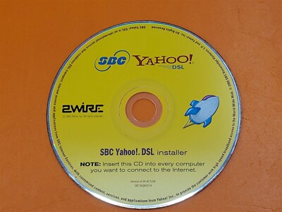       SBC Yahoo! DSL Installer Version 6.00-ACS2W Disc Only