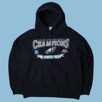Vintage NFL 2000s Philadelphia Eagles Champions Hoodie - L