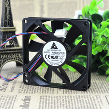 Delta AUB0812VHB 0.30A 8cm DC12V 8015 3-wire cooling fan