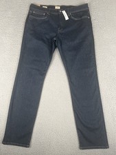 J Crew 484 Slim Fit Tapered Stretch Jean In Aged Indigo Wash 36x31 tag 35x32 