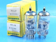 AMPEREX BUGLE BOY 6DJ8 ECC88 TUBE 1966 O GTR STRAIT MAN BEST BUGLES EVER