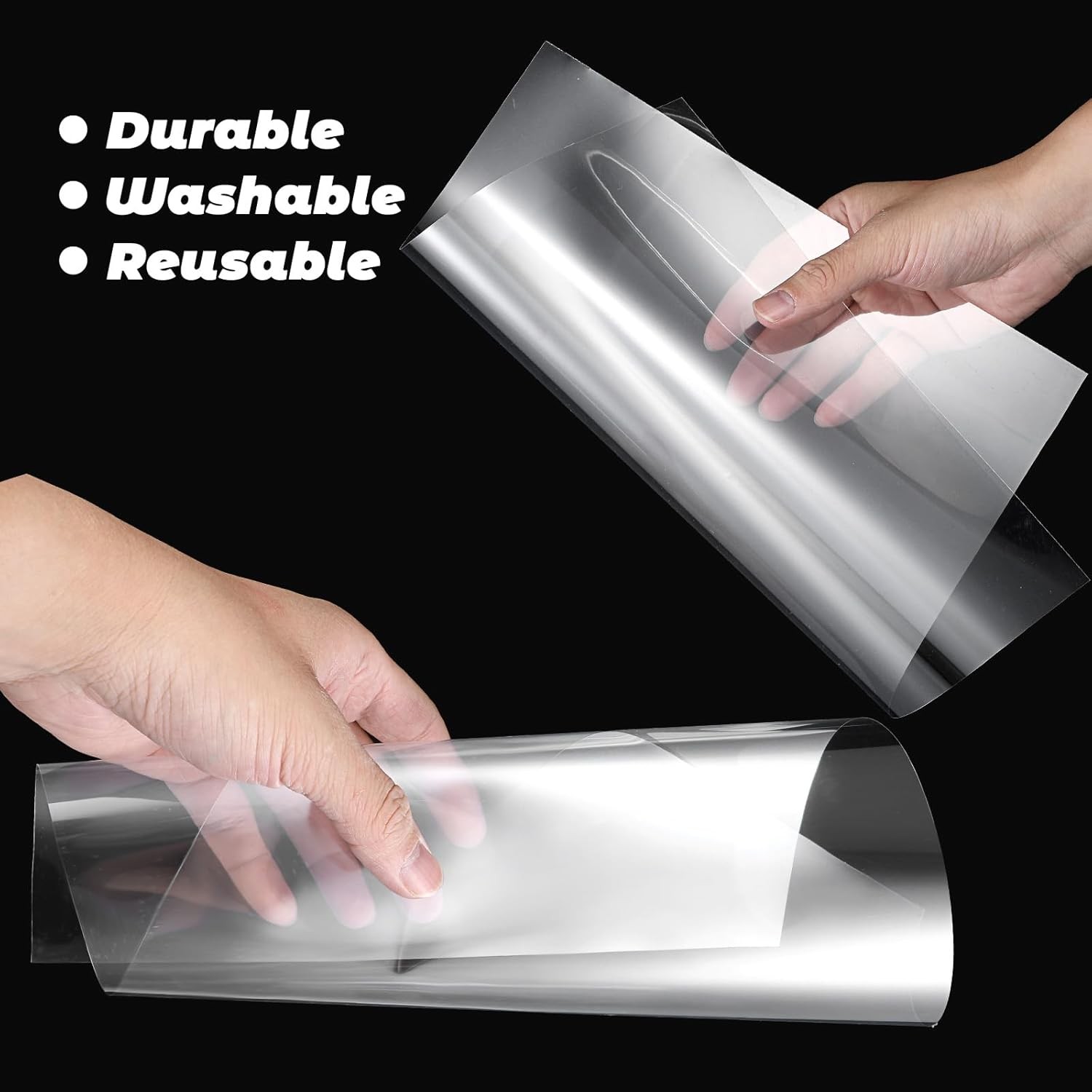 12 Inches x 40ft Acetate Sheets for Crafts 4 Mil/0.1mm Clear Sheets... 