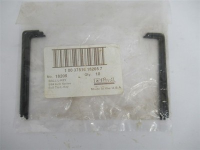 Eklind 18205 5/64'' Ball End Hex Key Wrenches, 10 Pack