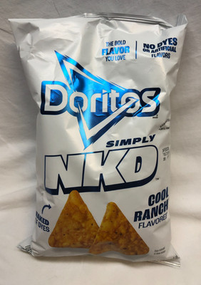 NEW Limited Edition 9oz BAG of DORITOS NKD COOL RANCH Naked NO DYES Simply