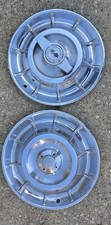 Two 1956 57 58 59 60 61 62 Chevrolet Corvette Vet Hubcaps Wheel Covers Vintage