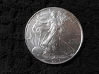 2016 , Walking Liberty , American Eagle , 1 oz. Fine Silver ,One Dollar.