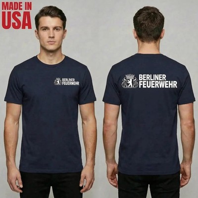 NEW Berliner Feuerwehr City of Berlin German Fire SeSHIRT SIZE S-2XL MADE IN USA
