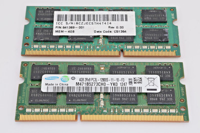Samsung 4GB 2Rx8 PC3L-12800S-11-10-F3 M471B5273CH0-YK0 SO-DIMM