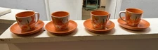 set of Taitù Freedom Tea Cups with Saucers.