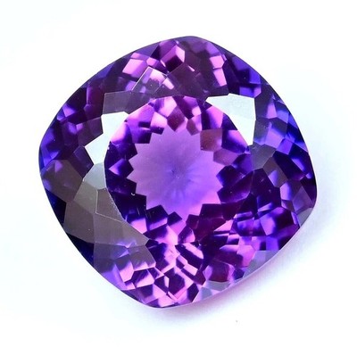 9.32 Ct Natural Purple-blue Sapphire Certified Loose Gemstone Cushion Cut
