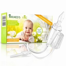Airmed's Vac. Aspiratore nasale neonato. CLINICAMENT TESTATO, SICURO e DELICATO