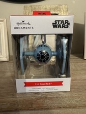 Hallmark Star Wars TIE Fighter 3HCM4243 Christmas Ornament Blue/Black Licensed