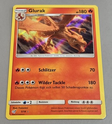 Glurak # 5/18 (Charizard) Rare Holo Meisterdetektiv Pikachu 2019 DE Near Mint