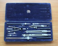  Kopernikus VII Präzision Zirkelkasten Reißzeugkasten E.O.Richter & Co. Chemnitz