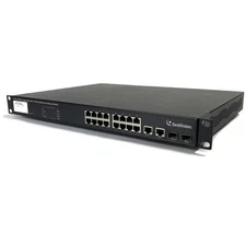 GeoVision GV-POE1601 16-Port 10/100 + 2 Giga Combo SFP/UTP PoE Web Smart Switch