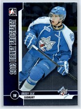 2012-13 In The Game Draft Prospects Brody Silk Rookie Sudbury Wolves RC #7