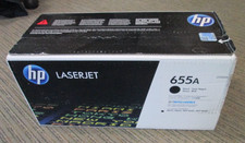 NEW GENUINE HP 655A Black Toner Cartridge CF450A