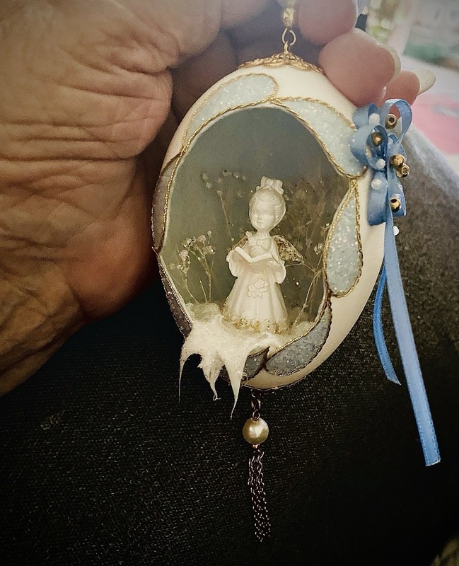 Handmade Diorama Goose Egg