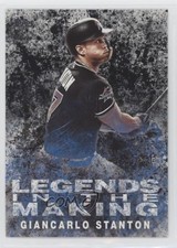 2018 Topps Legends in the Making Series 1 Black Giancarlo Stanton #LTM-GS 2eb