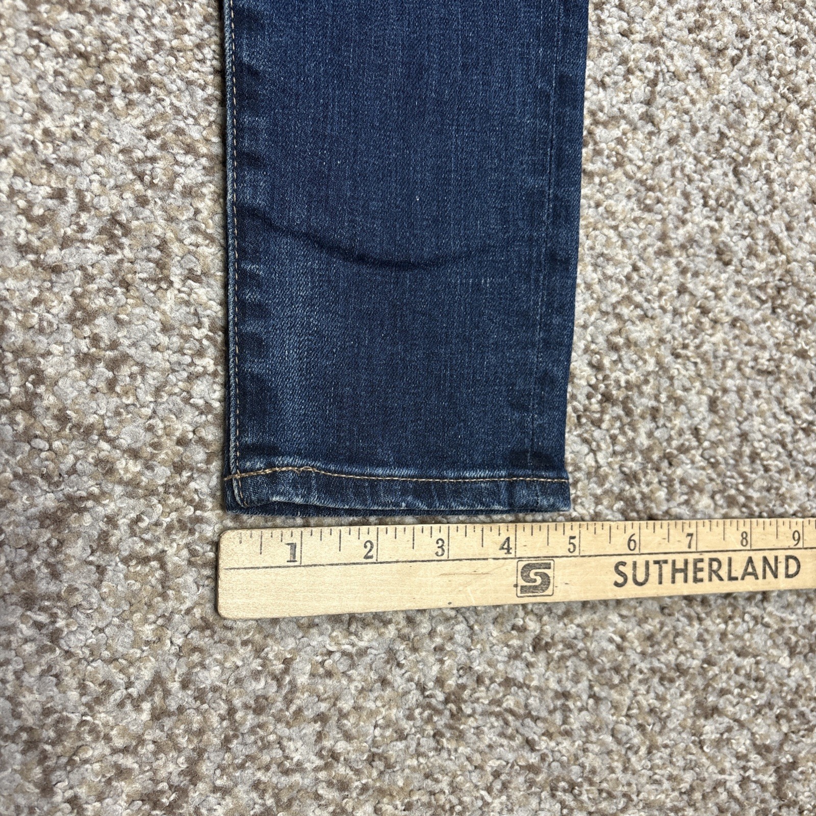 NEW AG Adriano Goldschmied The Farrah High Rise Skinny Jeans 26 X 30 Dark Wash thumbnail 13